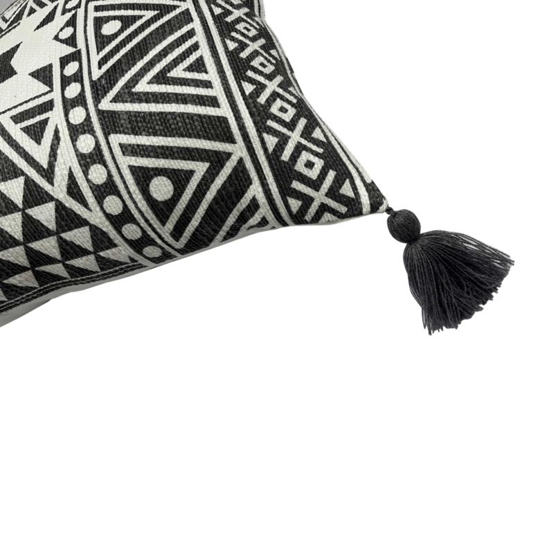 Poduszka bawełniana 45 x 45 cm ślubna biało szara