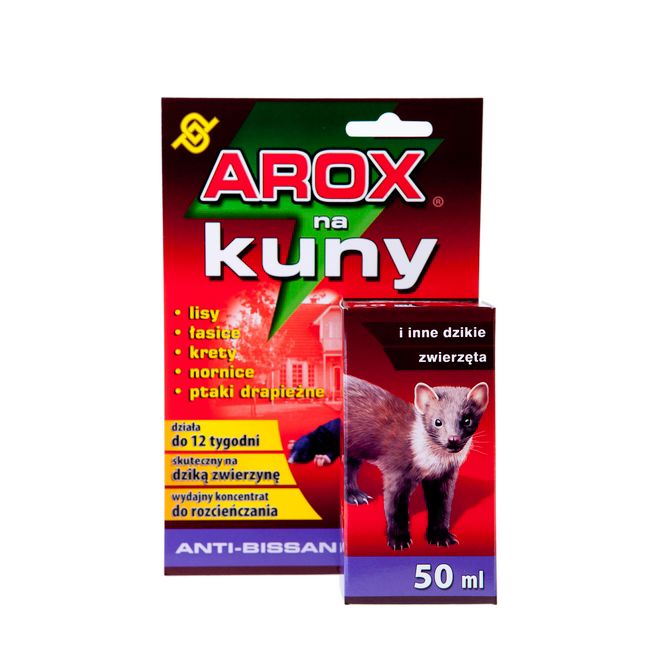 Preparat odstraszający kuny Agrecol Arox 50 ml
