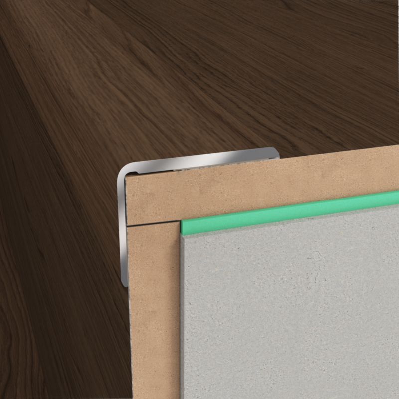 Profil aluminiowy schodowy GoodHome 25 x 1200 mm dąb santana nr 19