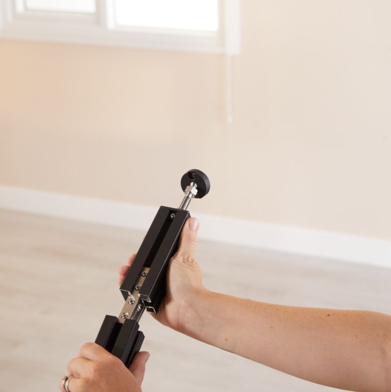 Przedłużenie słupka GoodHome Alara 12,5 cm czarne industrialne