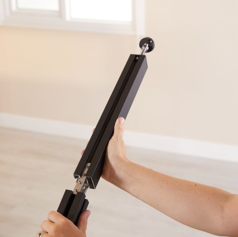 Przedłużenie słupka GoodHome Alara 37,5 cm czarne industrialne