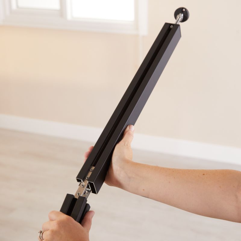 Przedłużenie słupka GoodHome Alara 50 cm czarne industrialne