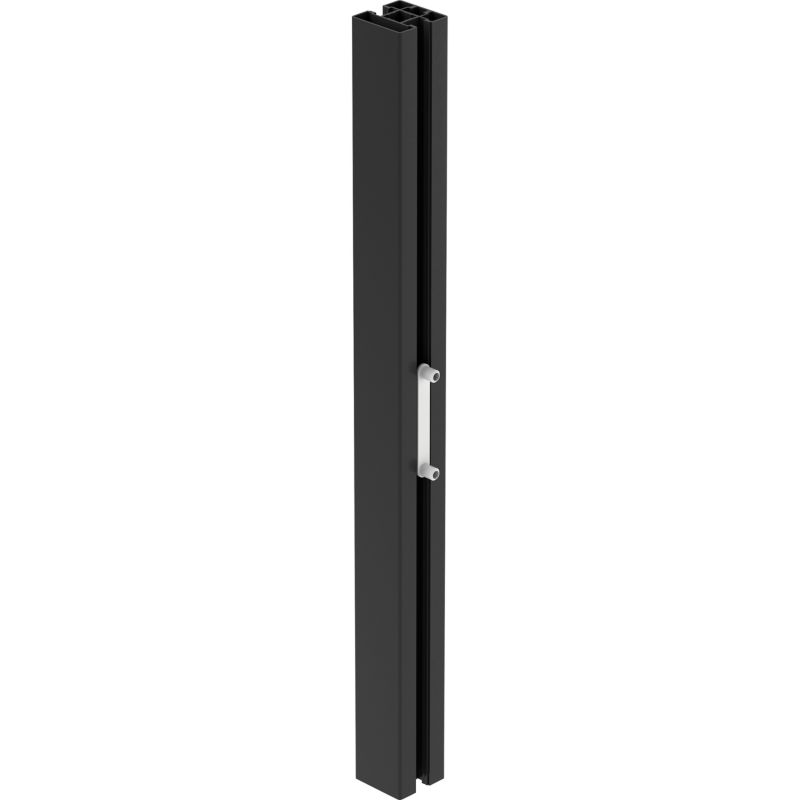 Przedłużenie słupka GoodHome Alara 50 cm czarne industrialne