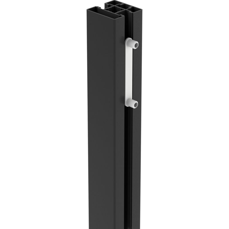 Przedłużenie słupka GoodHome Alara 50 cm czarne industrialne