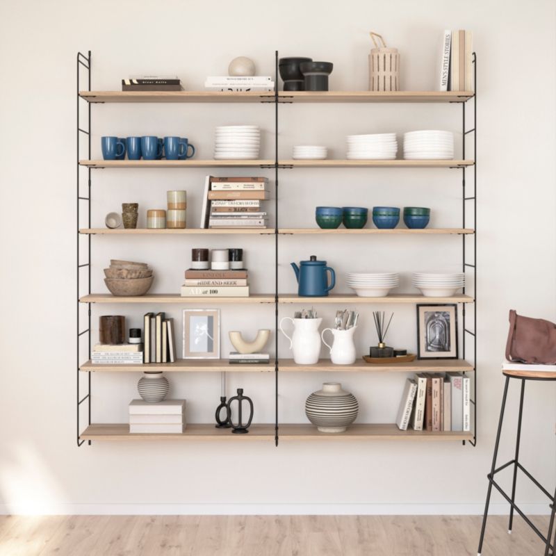 Półka GoodHome Rigga 29 x 80 cm dąb