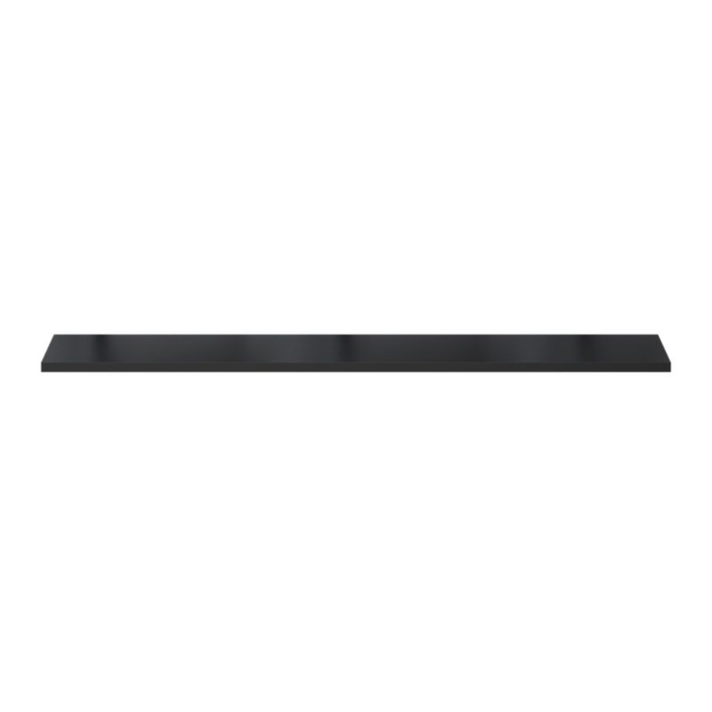 Półka dekoracyjna Form Rigga 18 x 190 x 1180 mm czarna