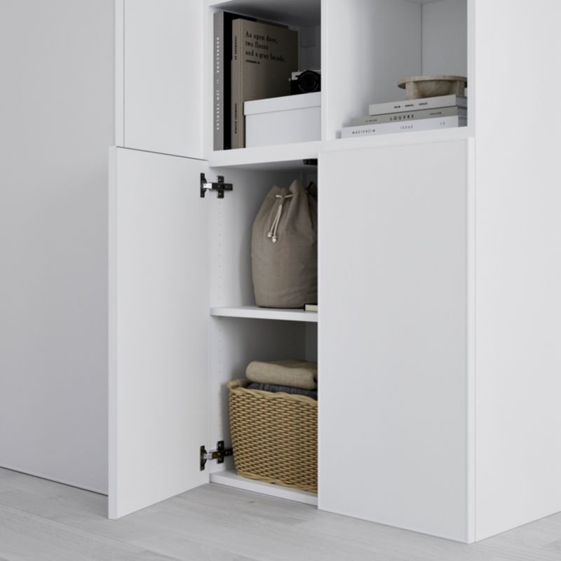 Półka do korpusu 35 x 75 cm GoodHome Atomia biały 2 szt