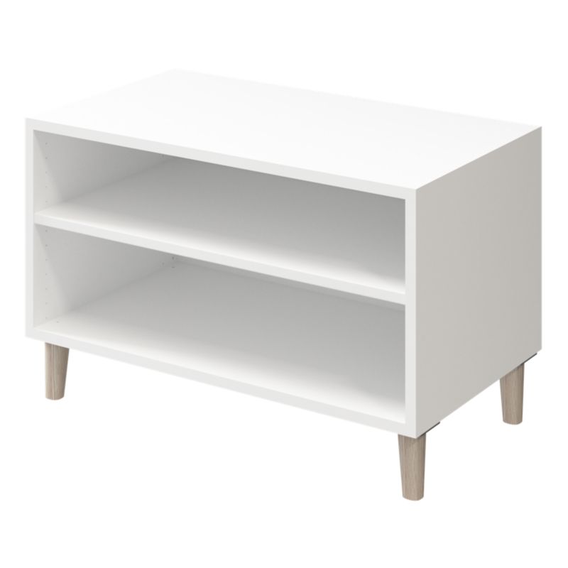 Półka do korpusu 45 x 75 cm GoodHome Atomia biały 2 szt