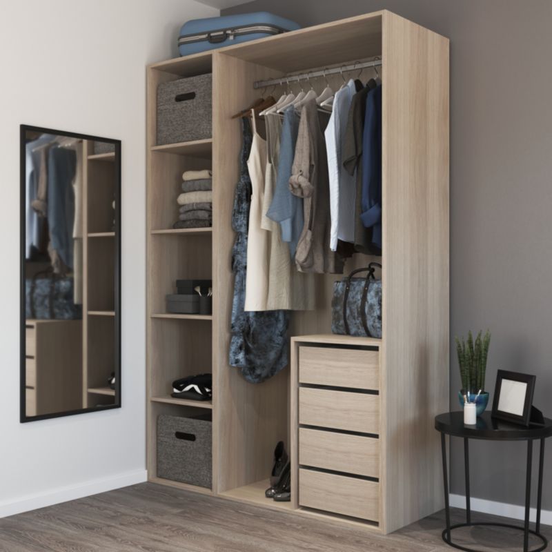 Półka do korpusu 58 x 50 cm GoodHome Atomia dąb 2 szt