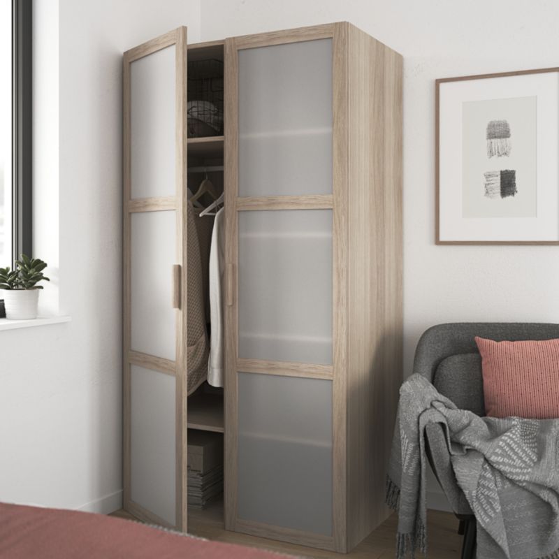 Półka do korpusu 58 x 50 cm GoodHome Atomia dąb 2 szt