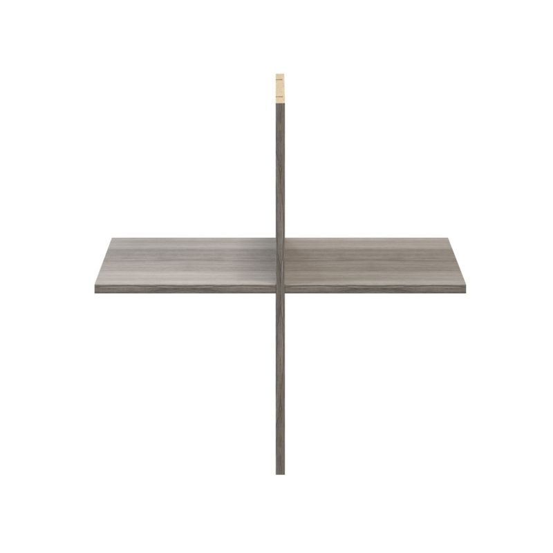 Półka krzyżak do korpusu 35 x 75 x 75 cm GoodHome Atomia dąb szary