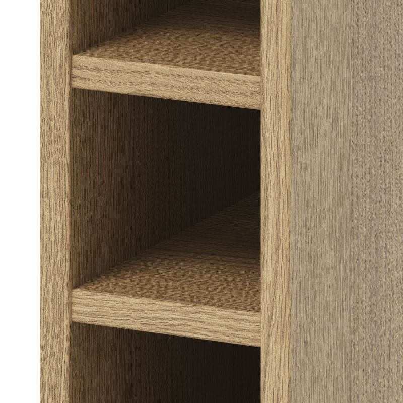Półka na wino wysoka GoodHome Caraway 15 cm jasny dąb