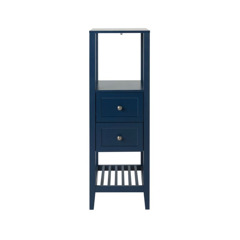 Półsłupek GoodHome Perma 40 x 120 x 36 cm granatowy