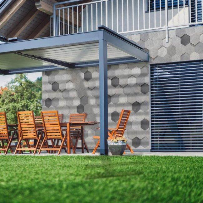 Płytka dekoracyjna betonowa Knap hexagon natural mix 0,392 m2