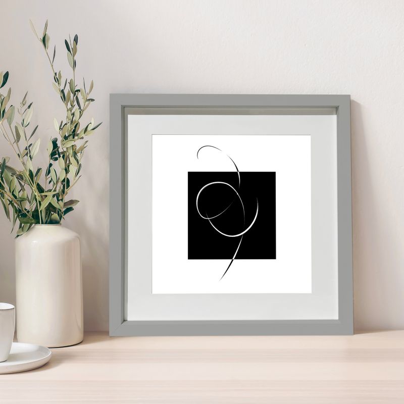 Ramka na zdjęcia GoodHome Islande 40 x 40 cm szara