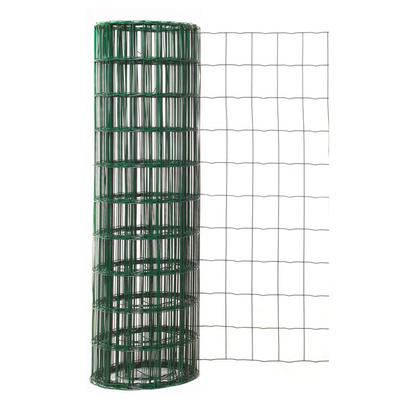 Siatka ogrodzeniowa zgrzewana 1,5 x 20 m oczko 100 x 100 mm zielona