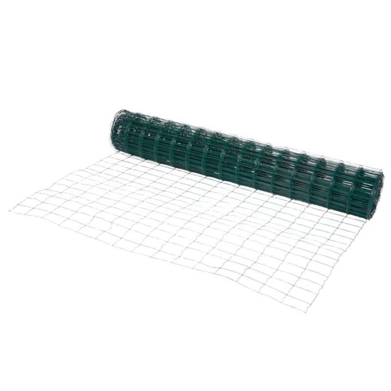 Siatka ogrodzeniowa zgrzewana Blooma 1,5 x 25 m oczko 100 x 75 mm zielona