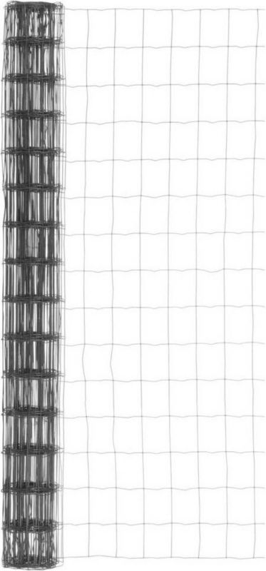 Siatka ogrodzeniowa zgrzewana Blooma oczko 10 x 10 cm antracyt 1,5 x 20 m