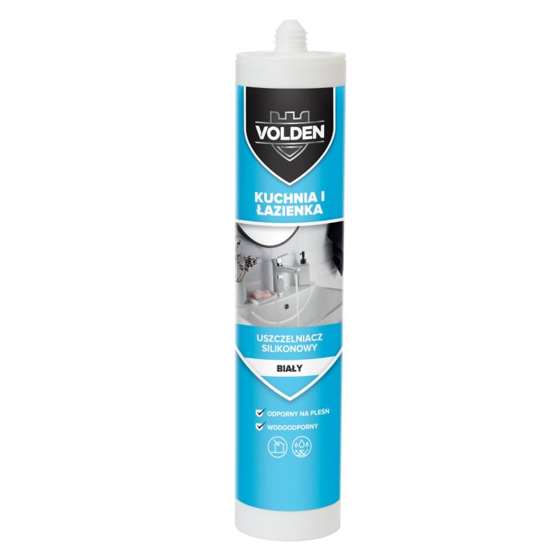 Silikon sanitarny Volden 280 ml biały