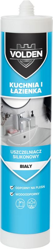 Silikon sanitarny Volden 280 ml biały