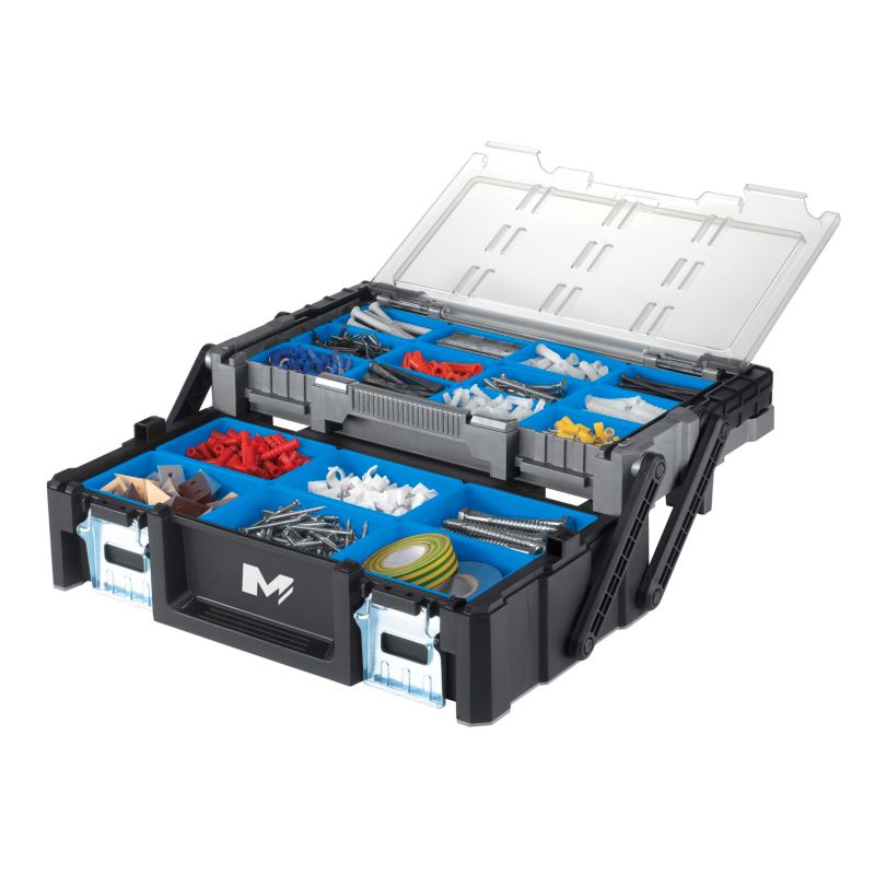 Skrzynka MacAllister Cantilever 2 organizer 18 przegród