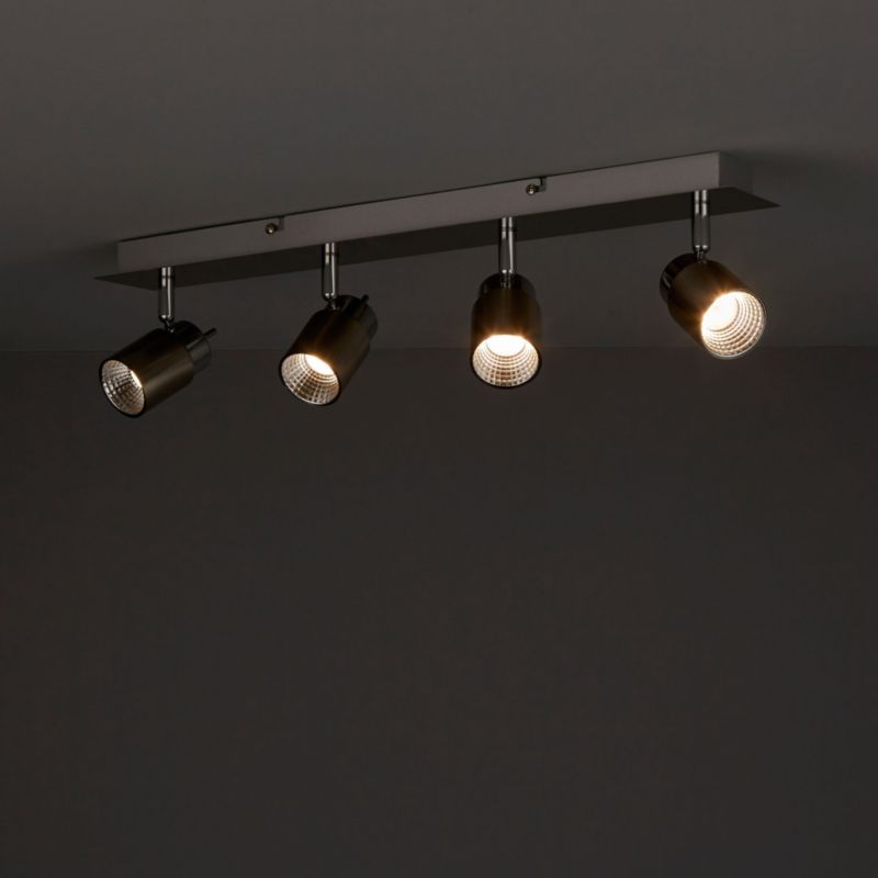 Spot listwa LED Colours Hades 4 x 4 W satyna