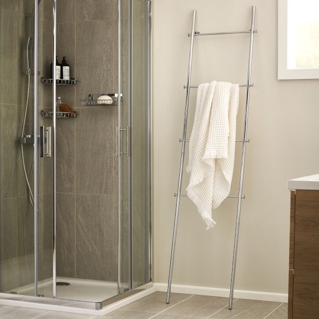 Stojak na ręczniki GoodHome Koros drabinka chrom