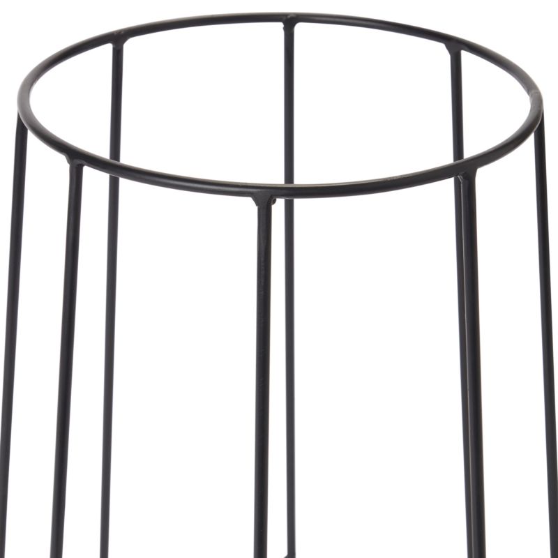Stojak stalowy GoodHome 19 - 24 cm czarny