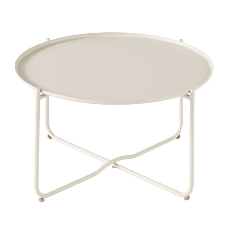 Stolik GoodHome Nova 65 cm beżowy