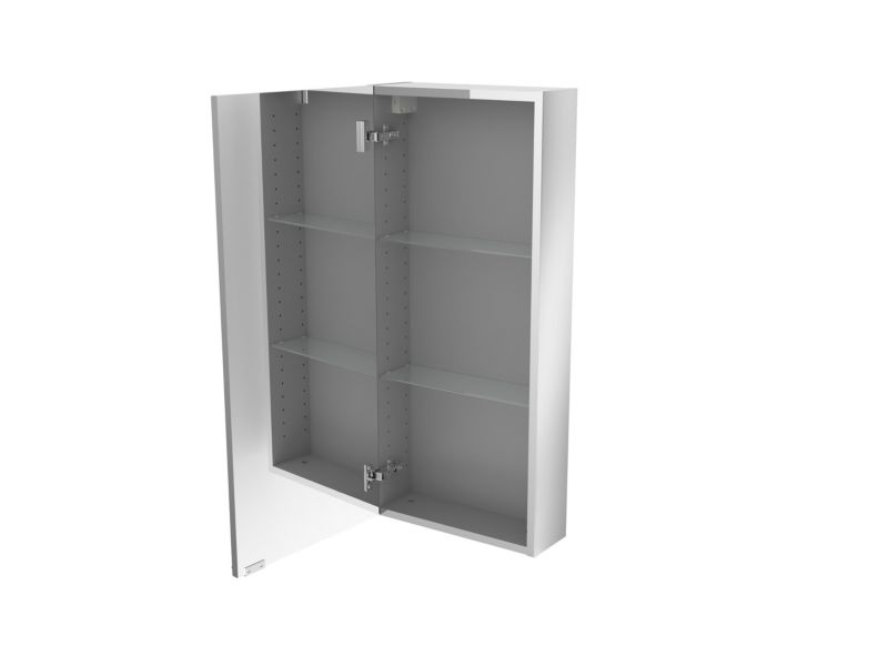 Szafka z lustrem GoodHome Imandra 40 x 90 x 15 cm