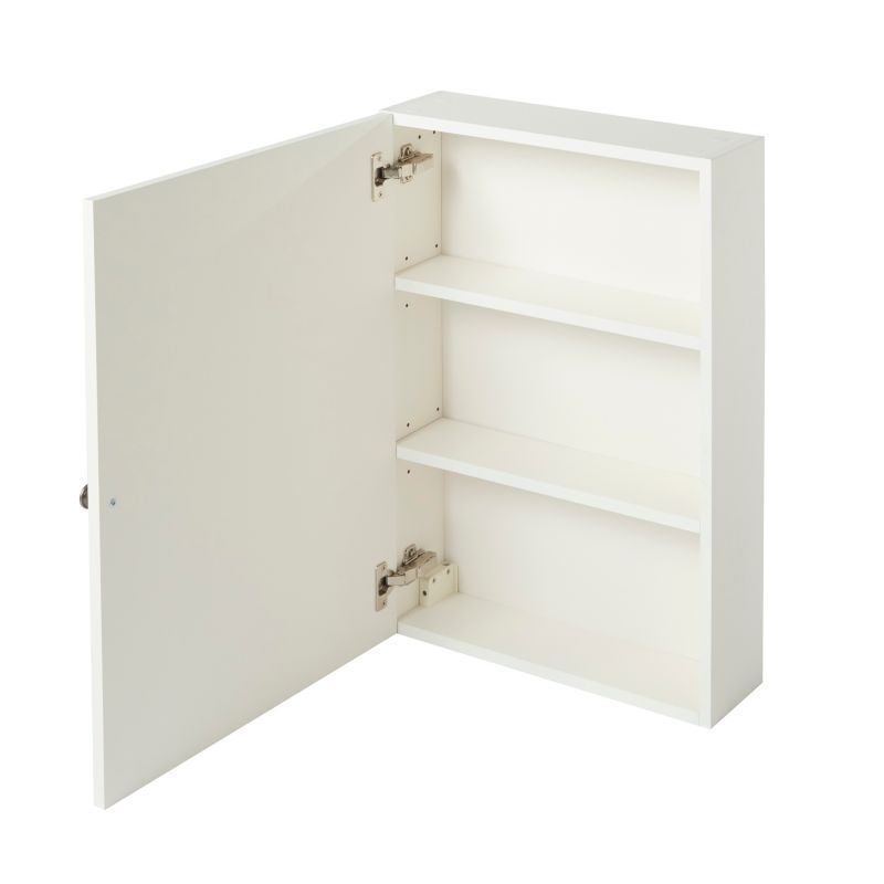 Szafka z lustrem GoodHome Perma 50 x 70 x 15 cm biała