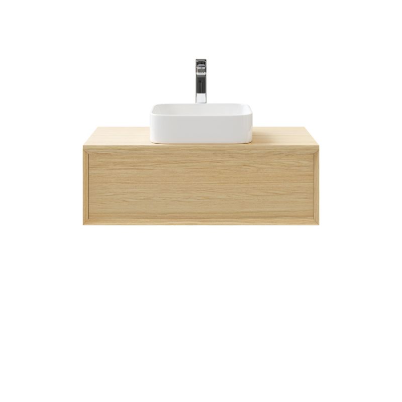 Szafka z szufladą pod umywalkę GoodHome Avela 100 cm drewno