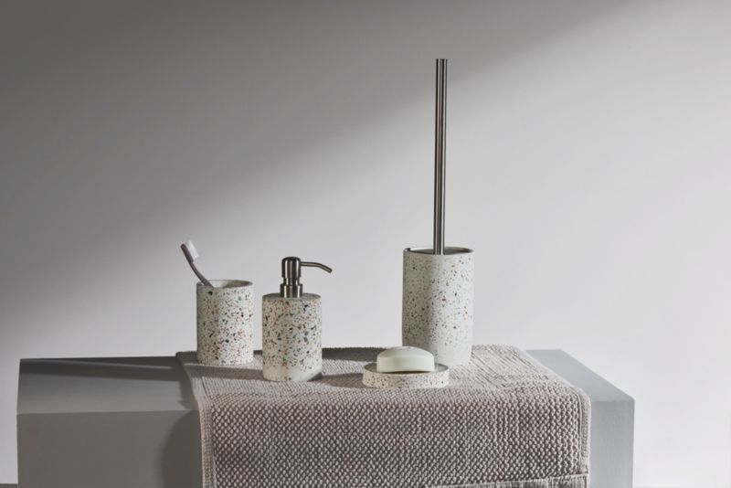 Szczotka do WC GoodHome Elland terrazzo