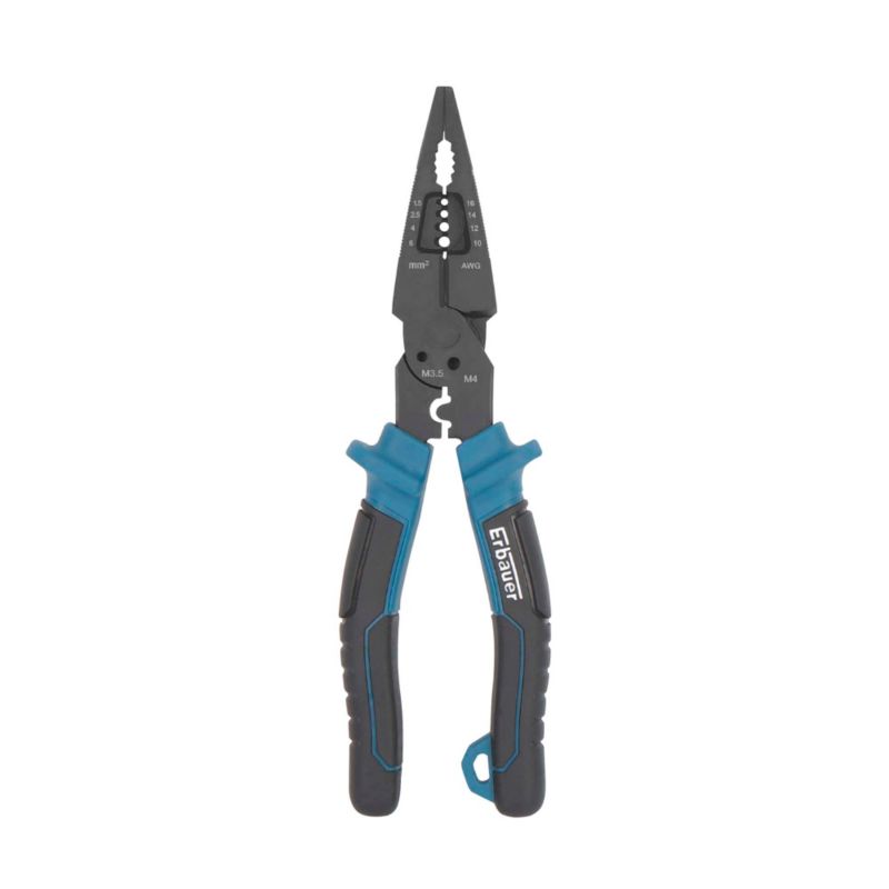 Szczypce długie do kabli Erbauer 200 mm