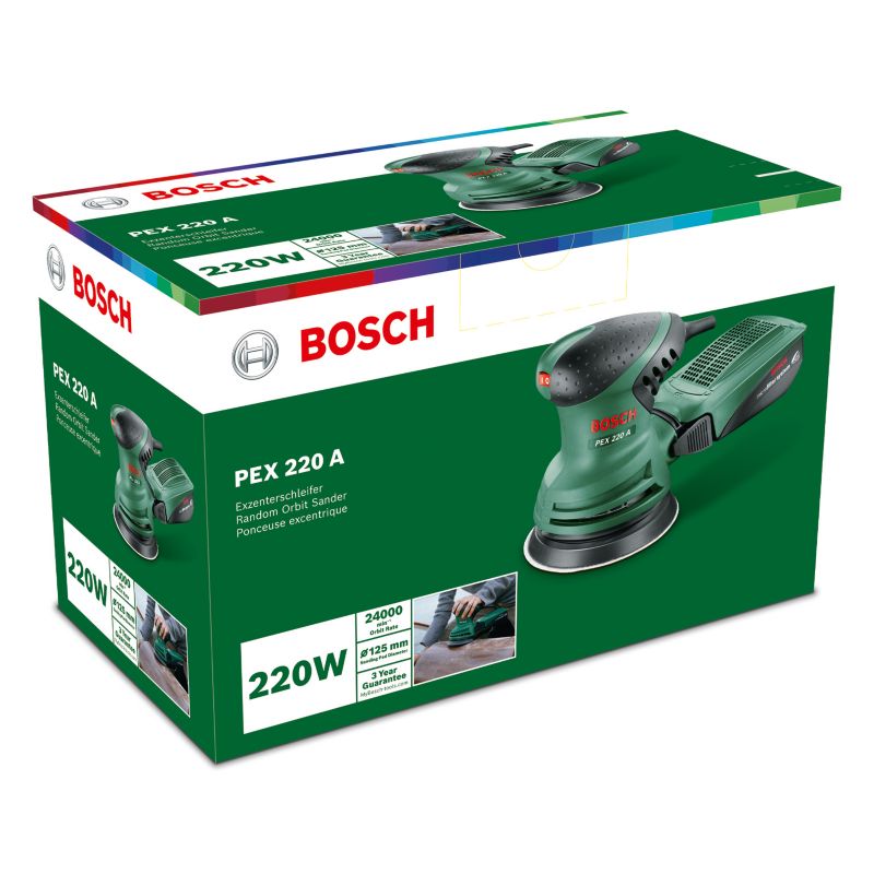 Szlifierka mimośrodowa Bosch PEX 220 A