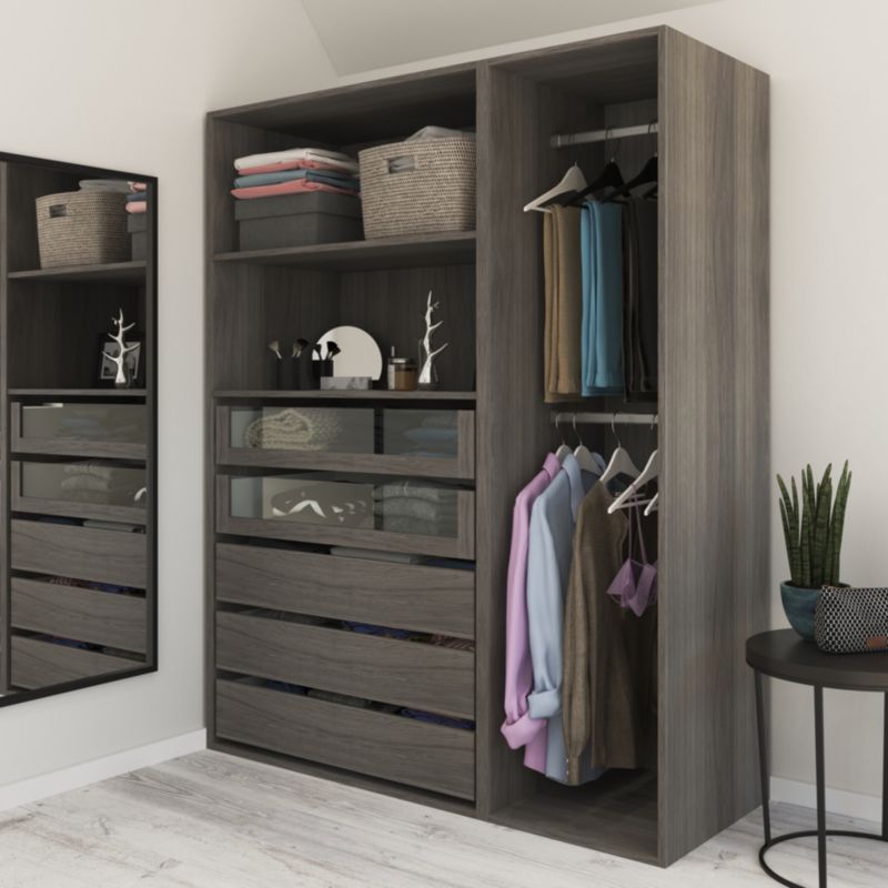 Szuflada wewnętrzna do korpusu 58 x 100 cm GoodHome Atomia dąb szary