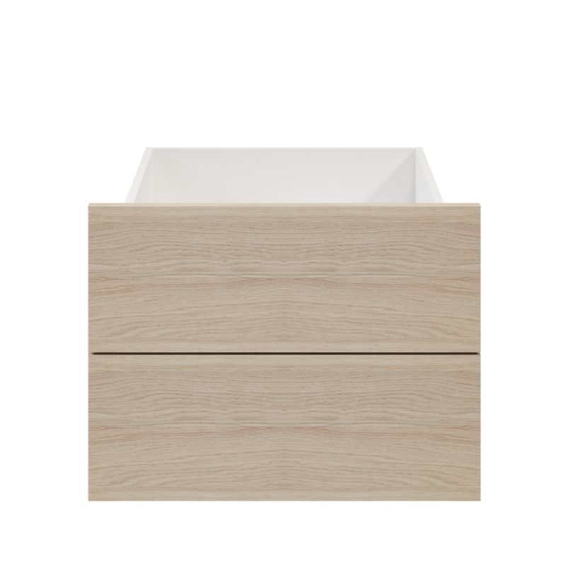 Szuflada zewnętrzna do korpusu 58 x 50 cm GoodHome Atomia dąb 2 szt