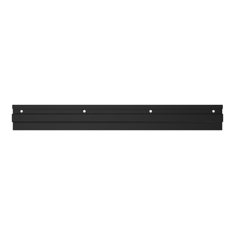 Szyna do haków GoodHome Rand 60 cm czarny mat