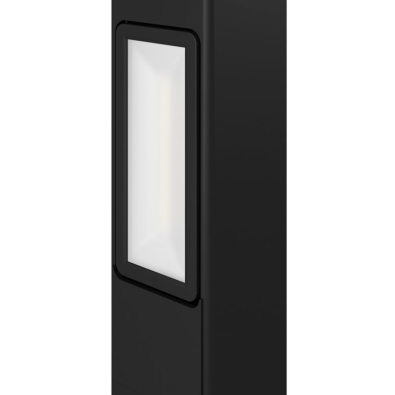 Słupek napięciowy GoodHome Davern z czujnikiem ruchu 20 W 90 cm czarny