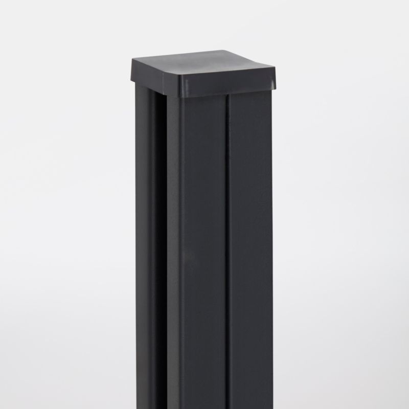 Słupek stalowy Blooma Neva 7 x 7 x 240 cm szary ocynk