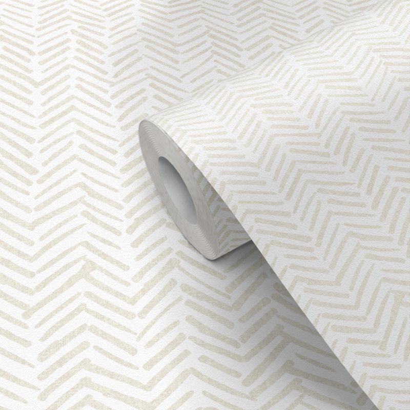 Tapeta easy roll Blasie Herringbone beżowa