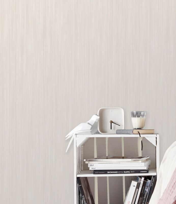 Tapeta winylowa na flizelinie GoodHome Lery kremowa