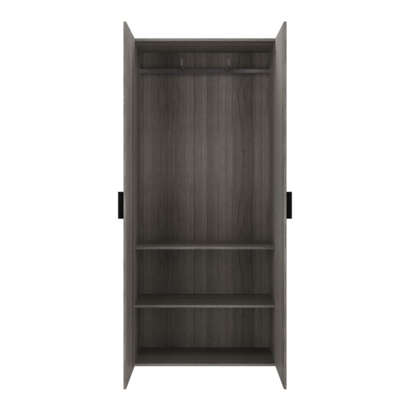 Uchwyt brzegowy GoodHome Atomia 16,5 cm czarny 2 szt