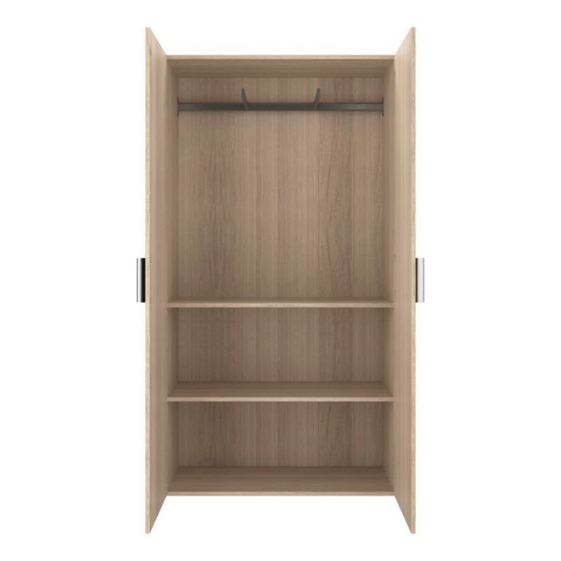 Uchwyt brzegowy GoodHome Atomia 16,5 cm szary 2 szt