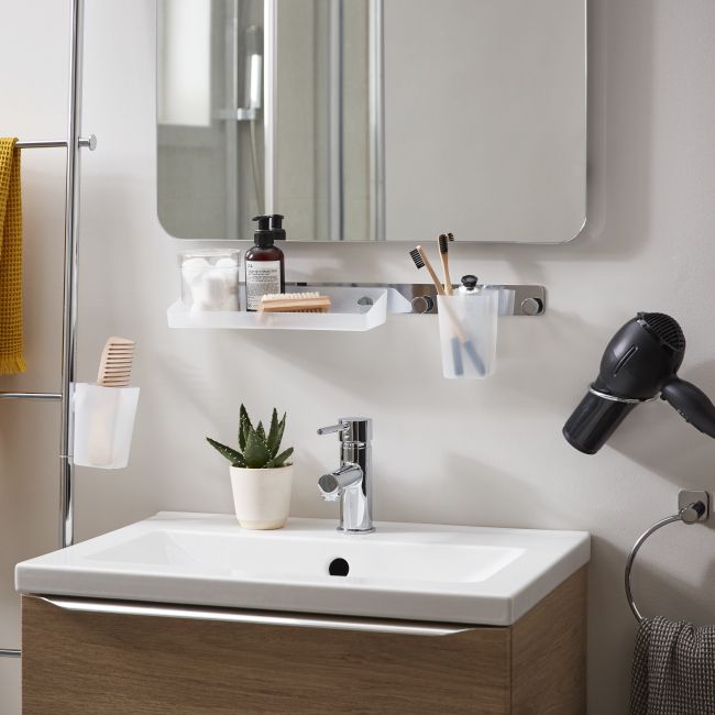 Uchwyt na suszarkę GoodHome Koros chrom