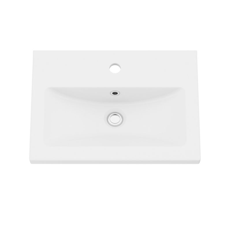 Umywalka meblowa ceramiczna GoodHome Nira slim 16 x 38 x 52,8 cm