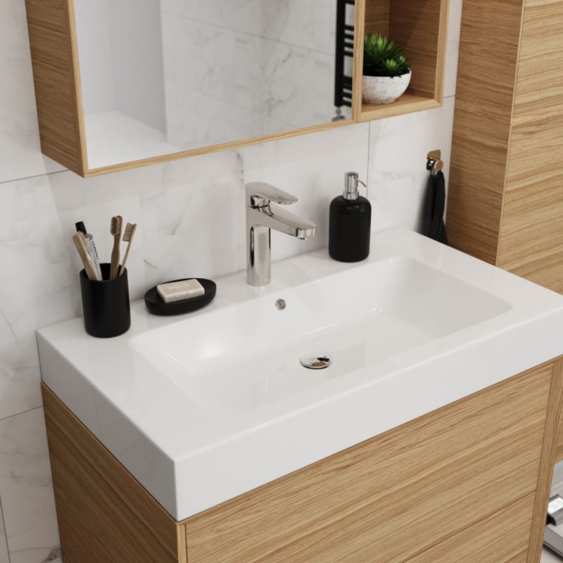 Umywalka meblowa konglomeratowa Goodhome Duala 80 cm