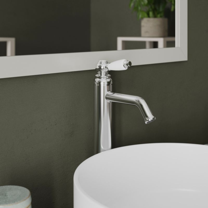 Umywalka nablatowa ceramiczna GoodHome Samal śr. 40 cm biała