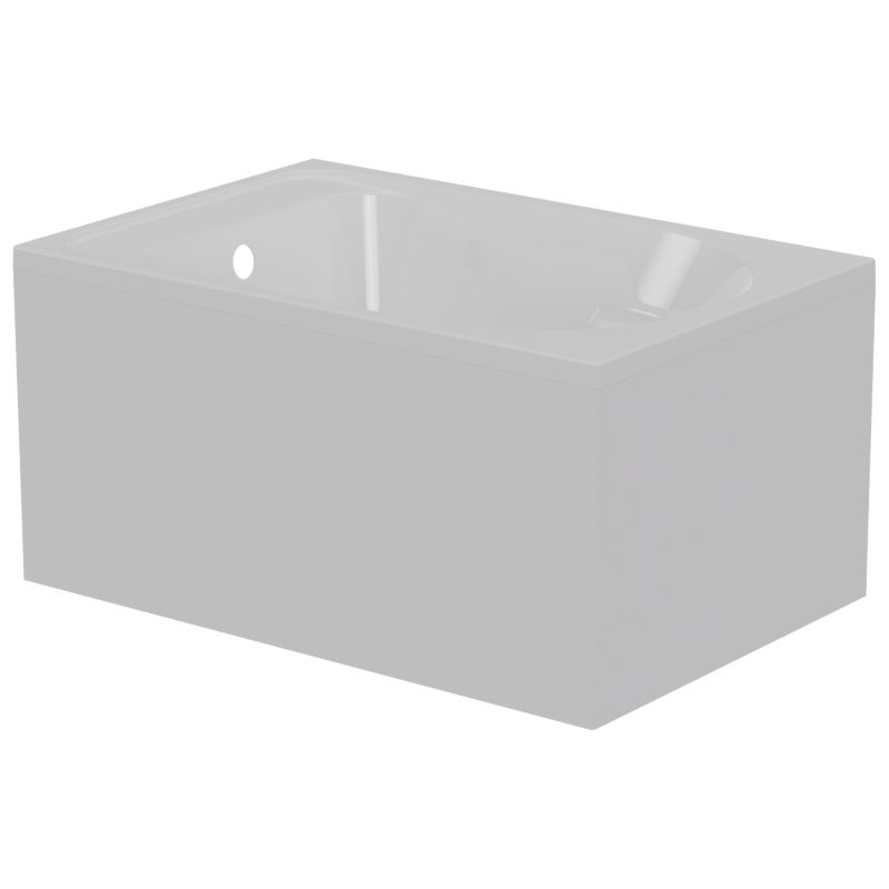 Wanna akrylowa GoodHome Cavally 105 x 70 cm biała
