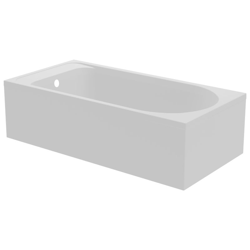 Wanna akrylowa GoodHome Cavally 140 x 70 cm biała